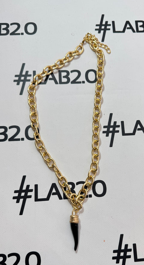 Collana Corno Oro