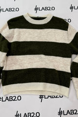 Maglione Stripes Verde