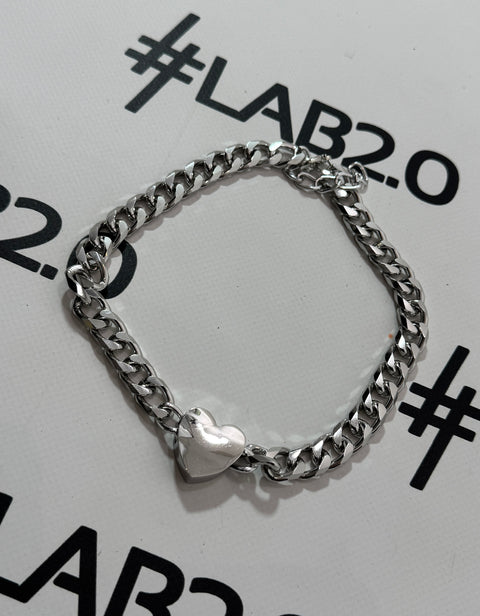 Collana Heart Silver