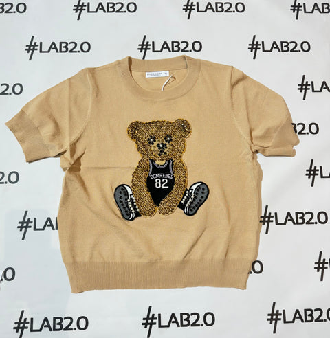 Maglia Bear Biscotto