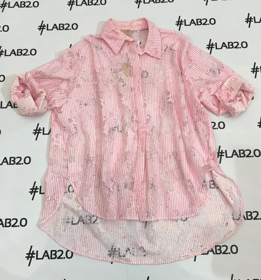 Camicia Perlina Rosa