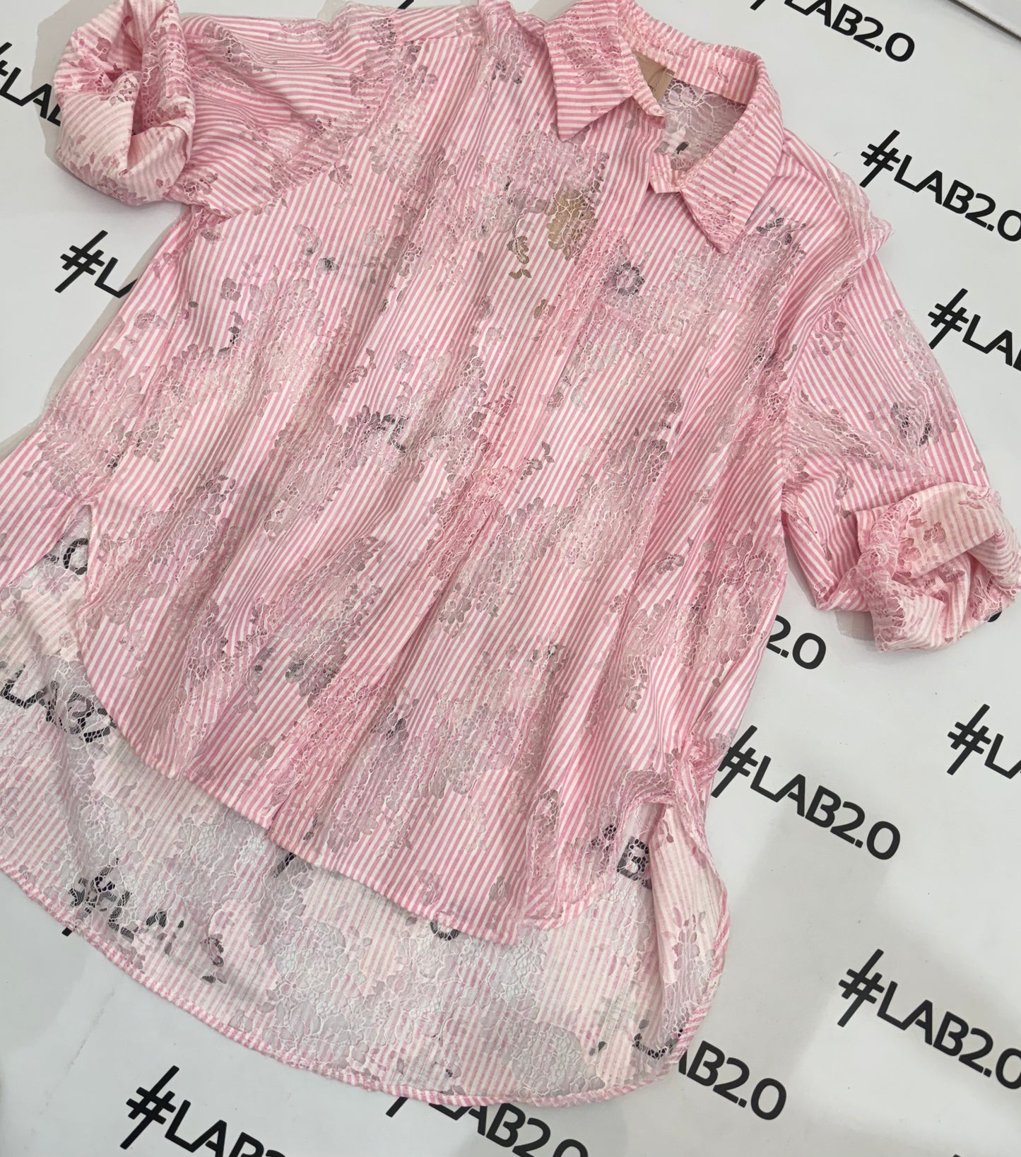 Camicia Perlina Rosa