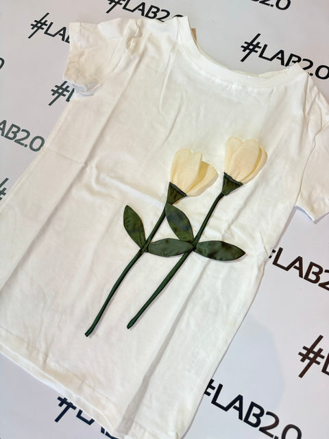 T-shirt Tulipan Bianca