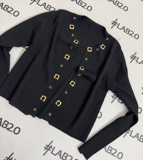 Cardigan Aurora Nero