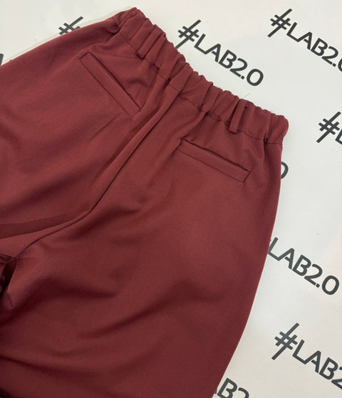 Pantalone Giorgia Bordeaux
