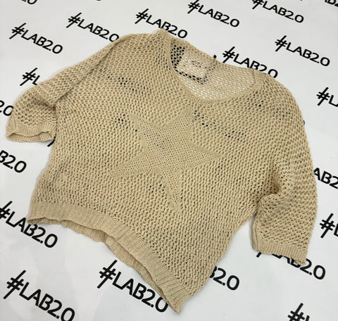 Maglioncino Star Beige