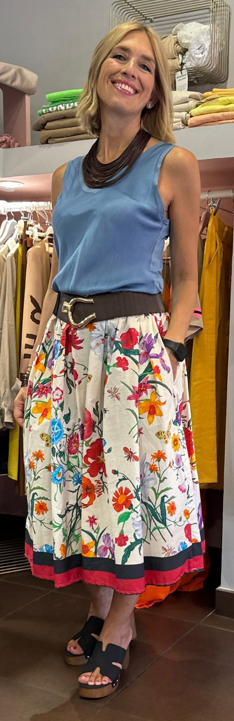 Canottiera Bia Carta da Zucchero