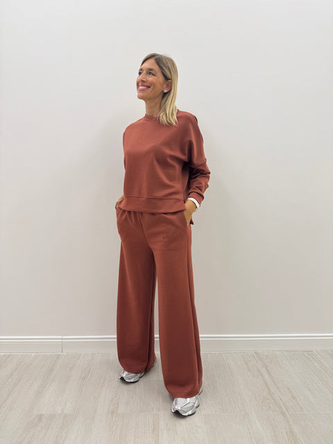 Pantalone Rhianna PALAZZO Ruggine