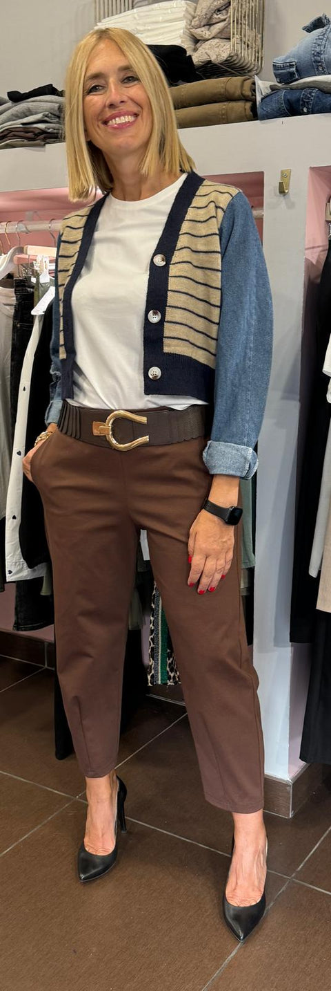 Pantalone Ginevra Marrone