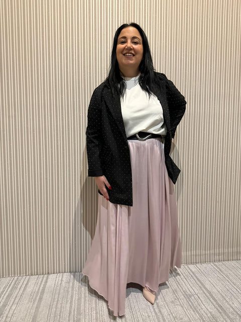 Gonna Gelsomina Cipria Curvy