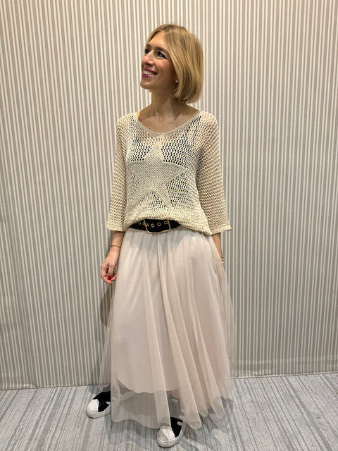 Maglioncino Star Beige
