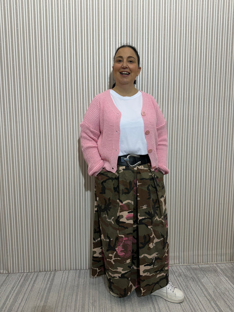 Gonna Mimetic Rose Curvy