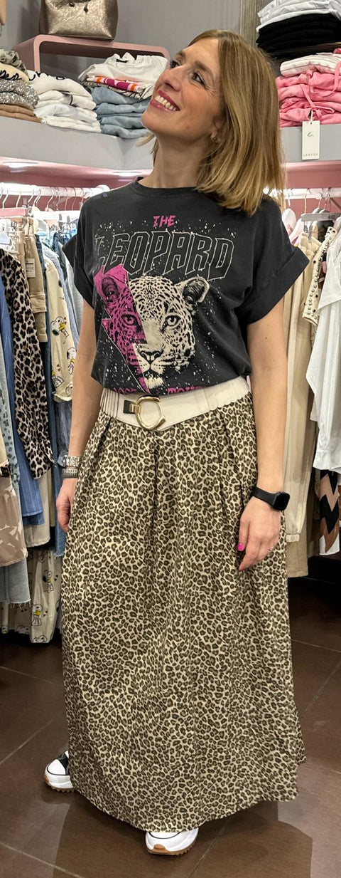 T-Shirt Tiger Delavè