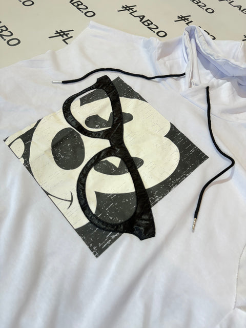 Felpa Topolino Bianca