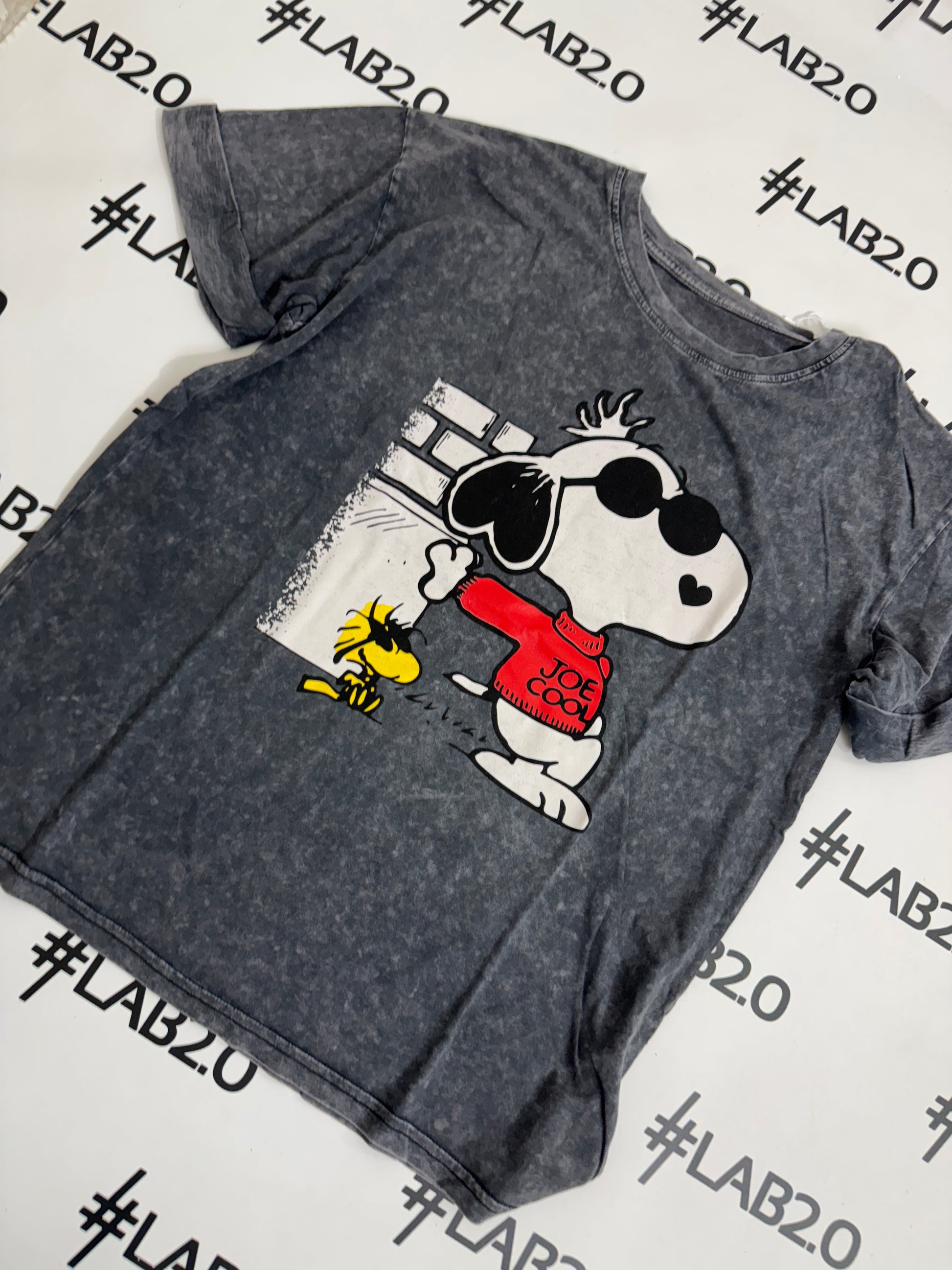 T-shirt Snoopy Cool Delavè – Lab 2.0 Shop
