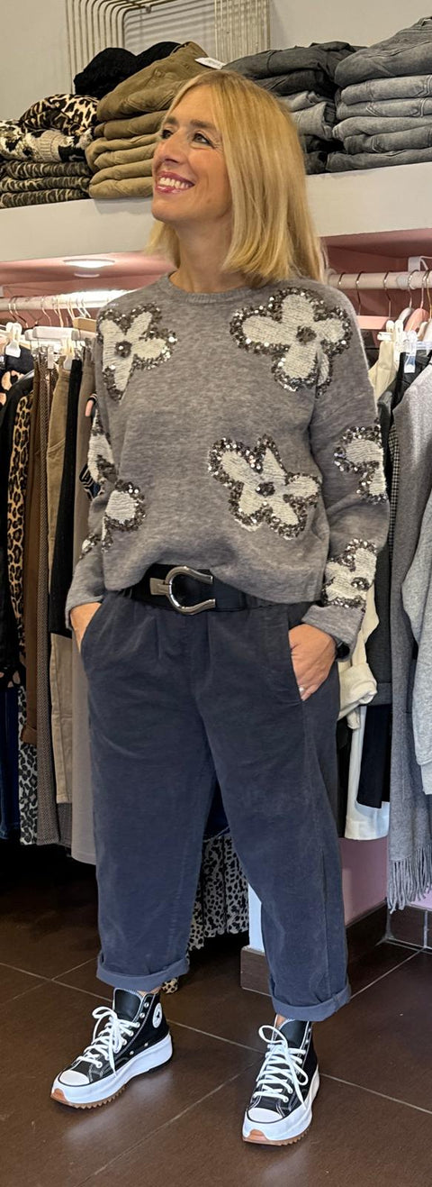 Maglione Camy Grigio