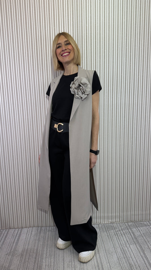 Gilet Fiesta Tortora