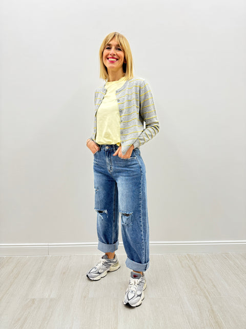 Cardigan Sele Grigio