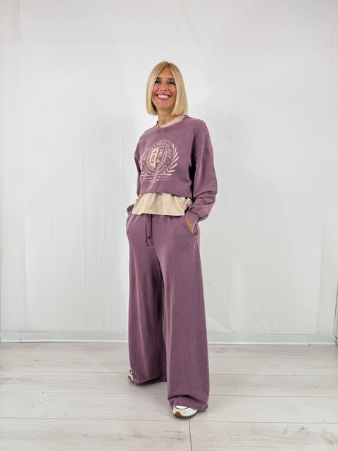 Pantalone tuta Elisa Malva