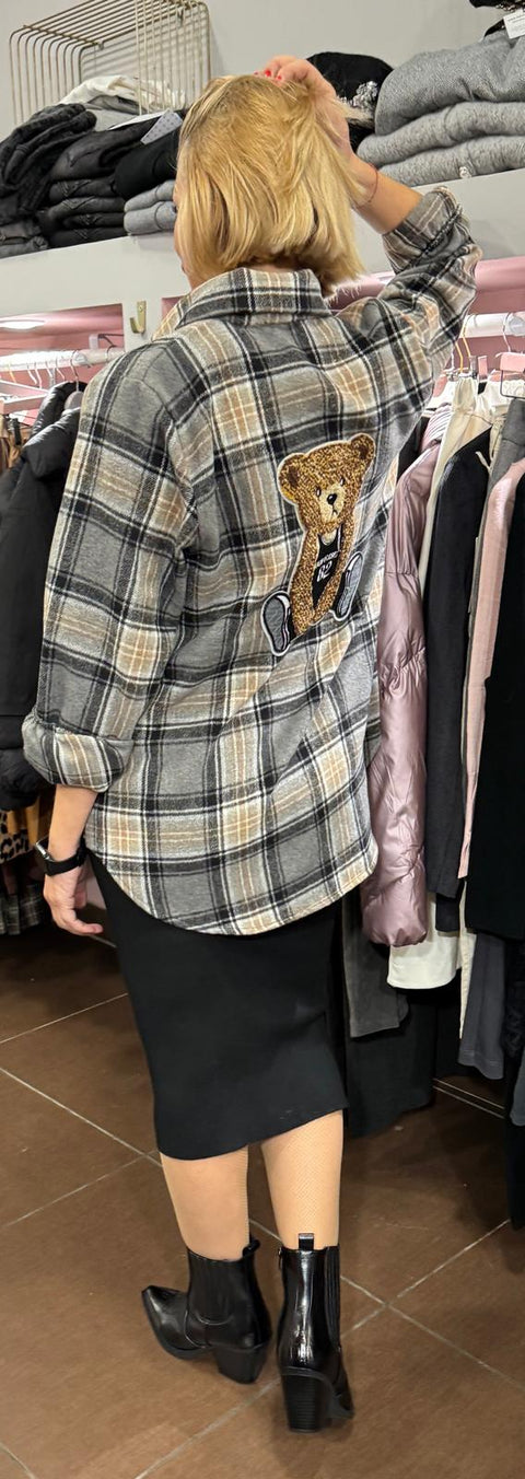 Camicione Orso Grigio