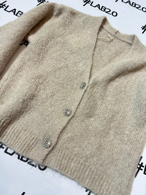 Cardigan Marta Mohair Beige