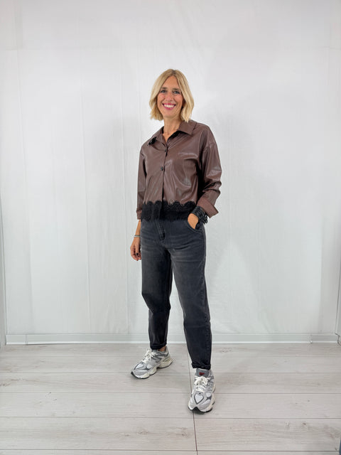 Camicia Flaminia Marrone