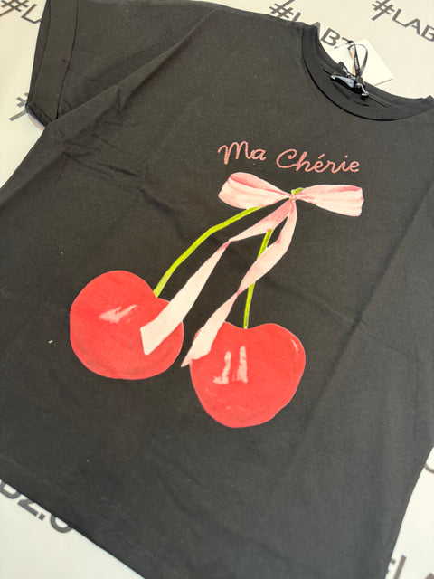 T-Shirt Cherì Nera