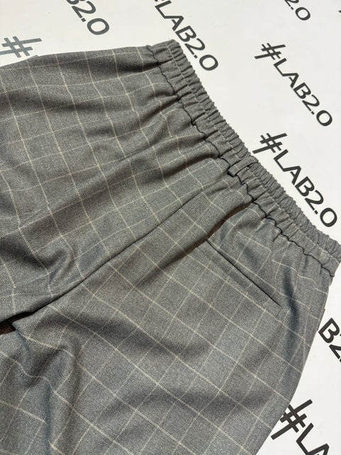 Pantalone Quadro Grigio