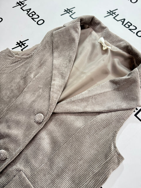 Blazer Smanicato Tortora