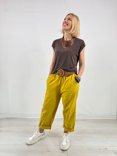 Pantalone Elena Senape