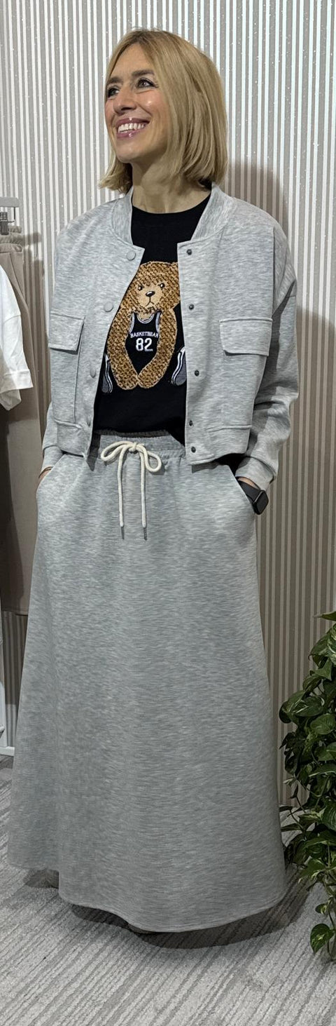 Bomber Gaia Spring Grigio