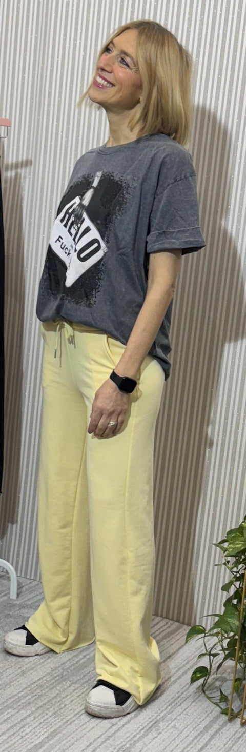 Pantalone tuta Katy Giallino