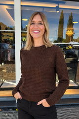 Maglioncino Miuccia Marrone